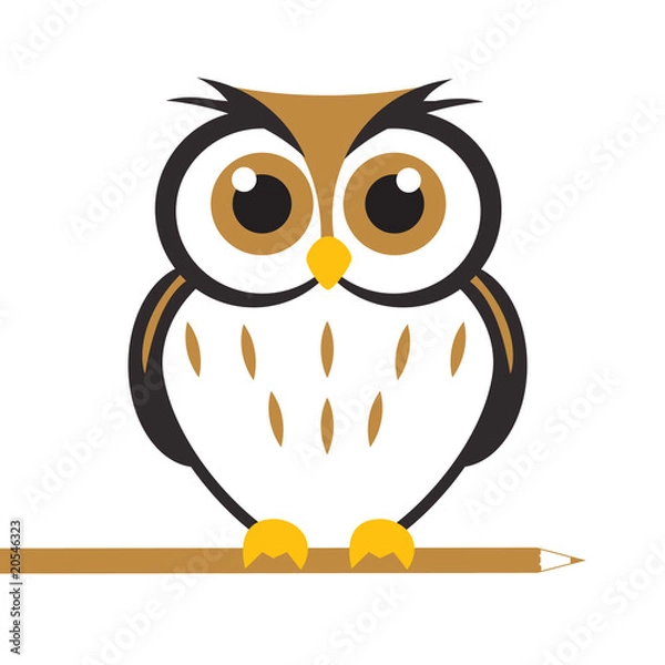 Obraz Sowa wektor ładny