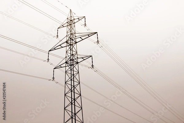 Obraz Hochspannungsmast