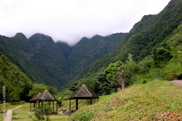 Fototapeta entre deux mers ile réunion