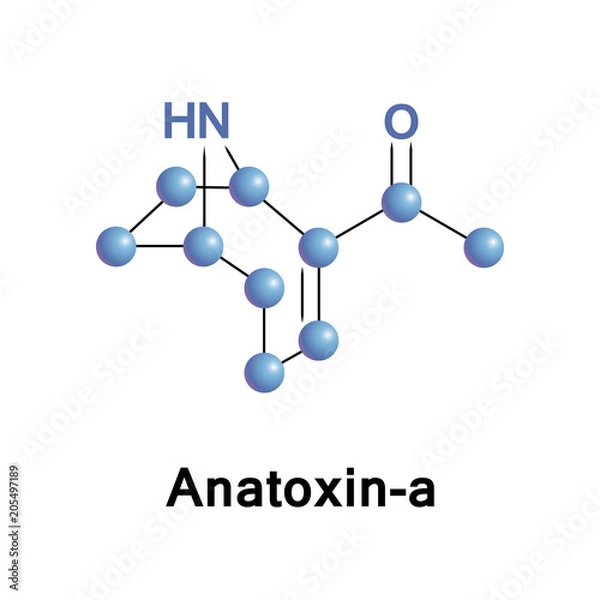 Fototapeta Anatoxin-a or VFDF