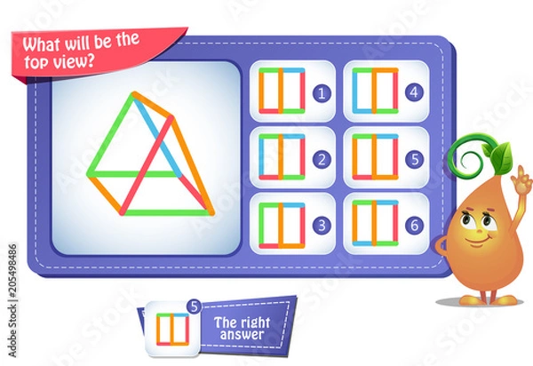 Obraz rysunek z góry