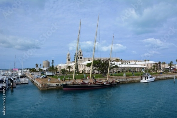 Fototapeta A Bermuda Dockyard