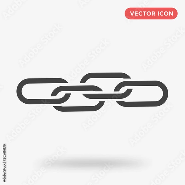 Fototapeta Chains icon isolated on white background