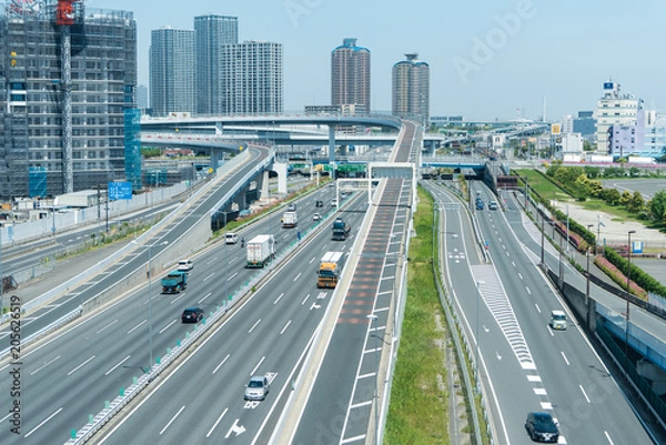 Obraz 首都高速湾岸線 東雲ジャンクション
