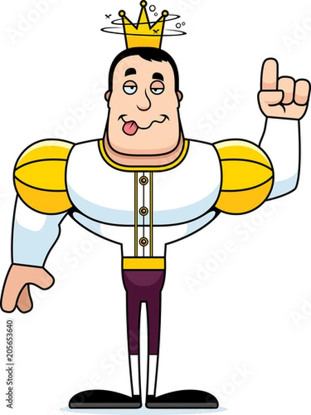 Fototapeta Cartoon Drunk Prince