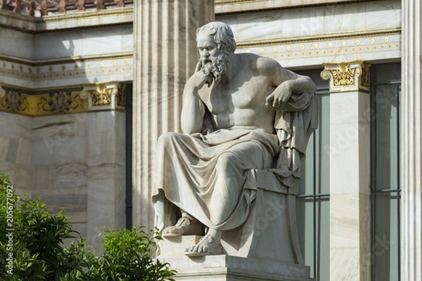 Obraz classic statue Socrates