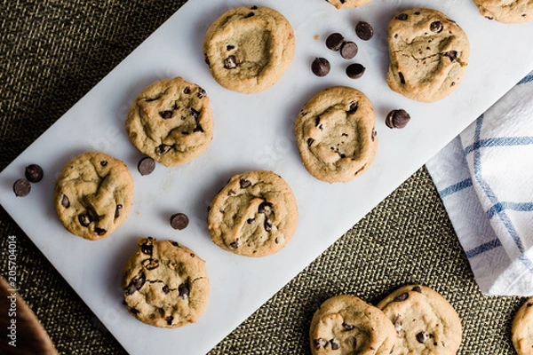 Obraz chocolate chip cookies