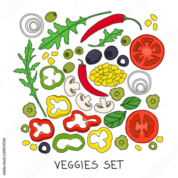 Obraz VEGGIE_SET1