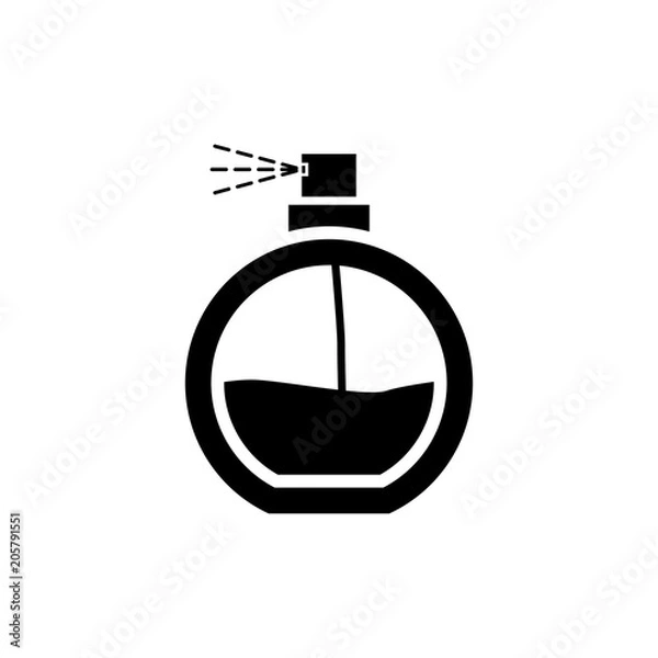 Fototapeta Perfume spray vector icon