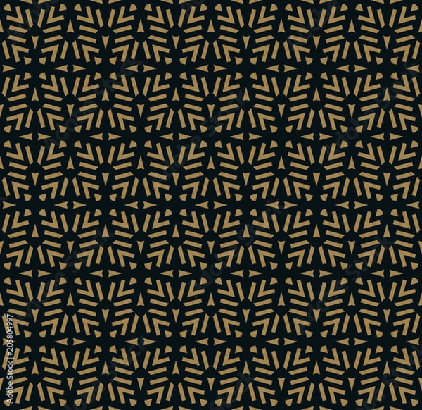 Fototapeta abstract seamless ornament lines pattern vector illustration