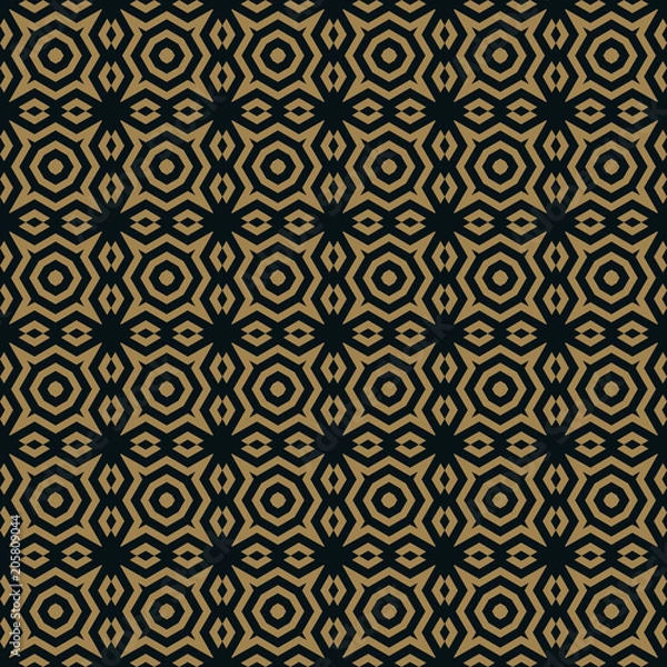 Fototapeta The geometric pattern. Seamless vector background.