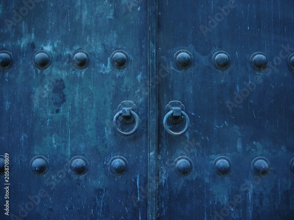 Obraz 古い蔵の扉