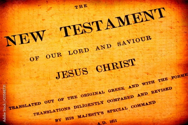 Obraz Holy bible book