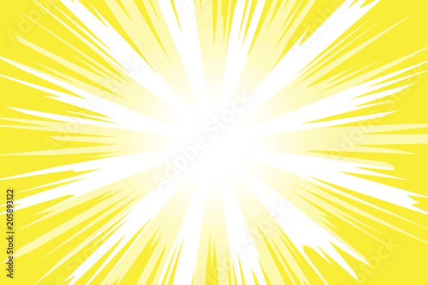 Fototapeta  #Background #wallpaper #Vector #Illustration #design #art #free #freesize #charge_free effect line,concentration line,manga,comic,speed line 背景素材壁紙,集中線,光線,放射,ビーム,輝き,スターバースト,星,爆発,爆破,効果線,まんが,表現