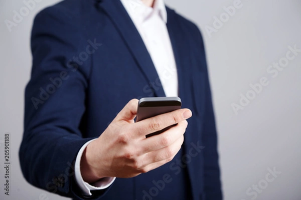 Fototapeta Hand showing sign