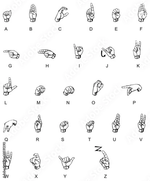 Obraz langage des signes