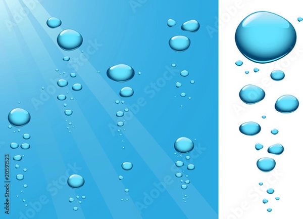Obraz Bubbles in water