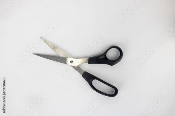 Obraz Scissors on an isolated white background 