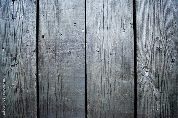 Fototapeta Деревянный забор, доски, старый забор, деревянный фон, фон