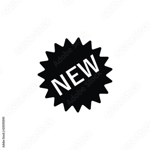 Fototapeta sign of new products icon. Element of web icon for mobile concept and web apps. Isolated sign of new products icon can be used for web and mobile