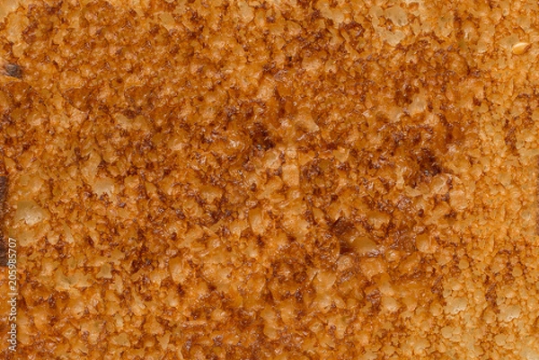 Obraz texture of burnt bread
