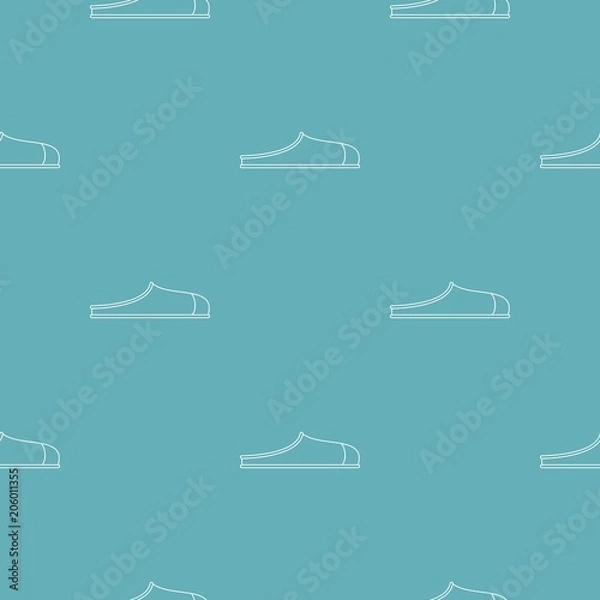 Obraz Slippers pattern vector seamless repeating for any web design