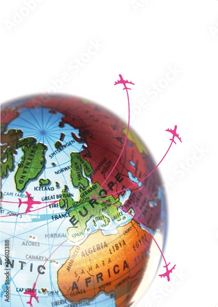 Obraz Einmal um die ganze Welt