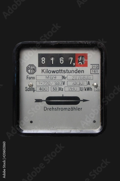 Obraz Stromzähler