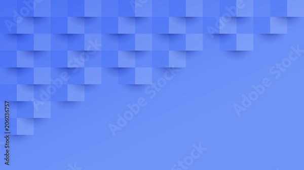 Fototapeta Blue abstract background vector with blank space for text.