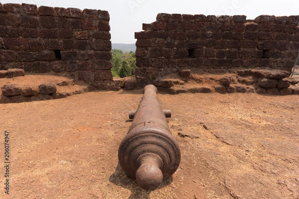 Obraz Old cannon at fort