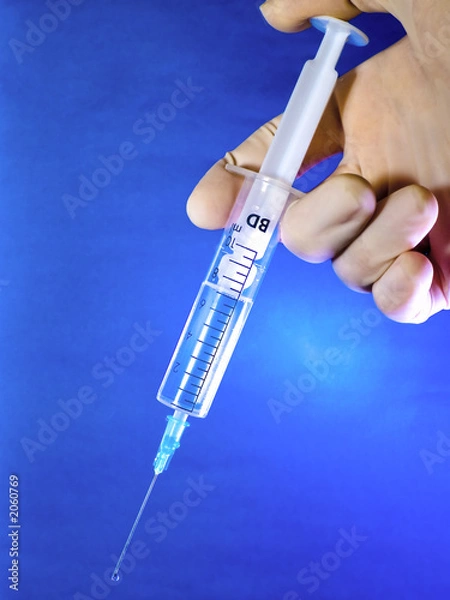 Fototapeta  	medical syringe