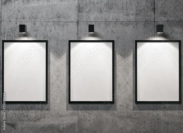 Obraz empty gallerys in museum