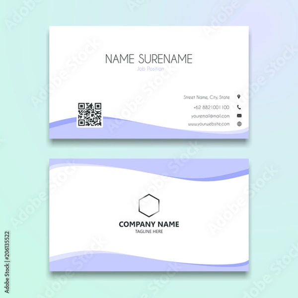 Obraz Abstract Business Card Template