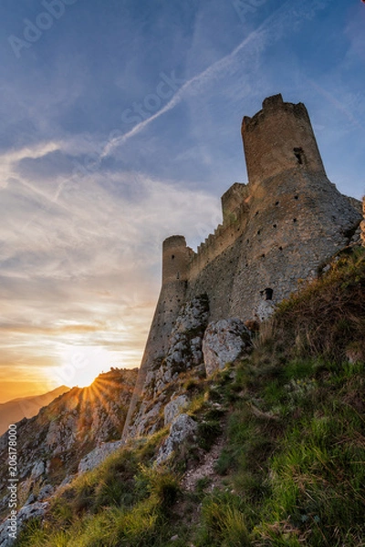 Obraz Rocca Calascio, tramonto