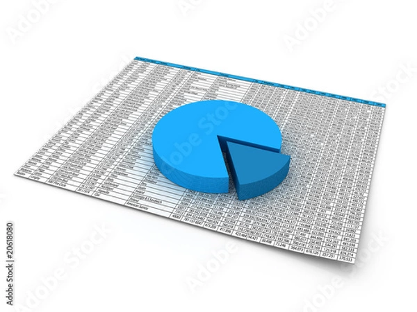 Fototapeta Pie chart