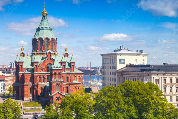 Obraz Eastern Orthodox cathedral in Helsinki