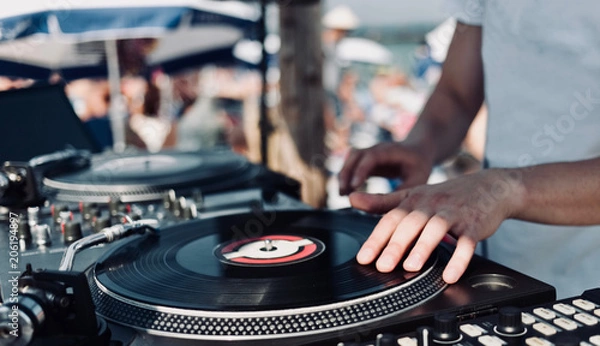 Obraz Abstract DJ background