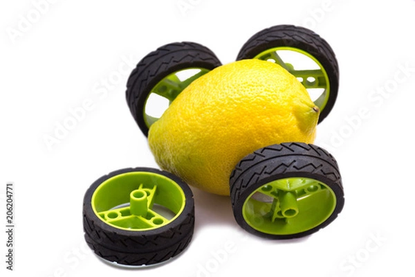 Obraz Broken Lemon Car