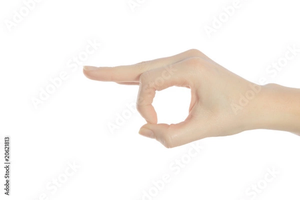 Fototapeta Handzeichen