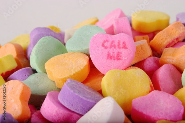 Obraz conversation heart call me
