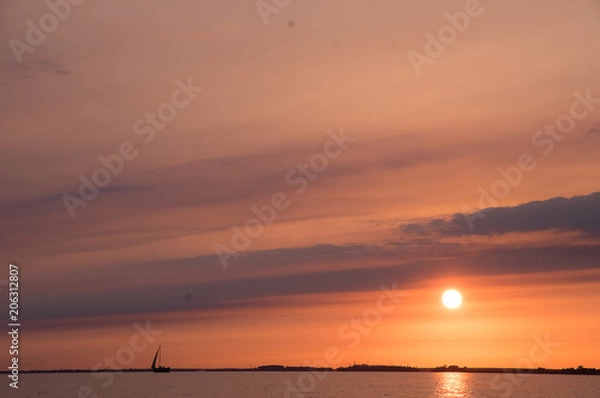 Obraz Sunset on the Bay