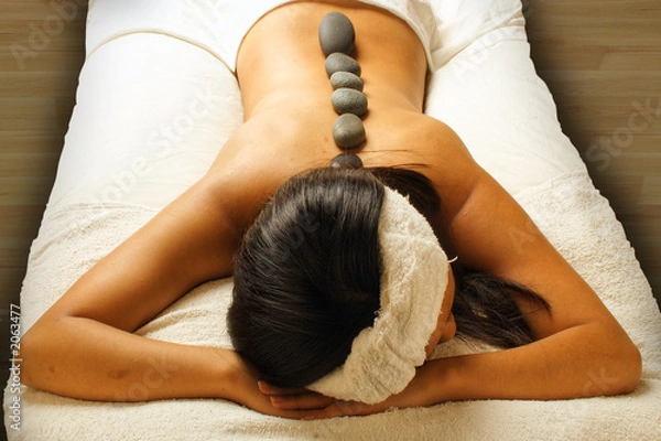 Obraz hot stone massage