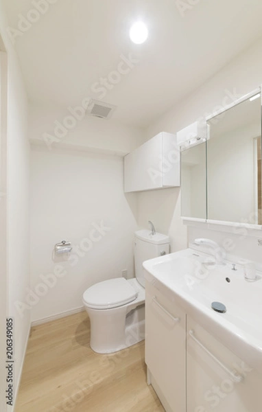 Fototapeta 住宅・リフォーム・ビフォー・アフター素材・トイレ＆洗面室・アフター・施工例