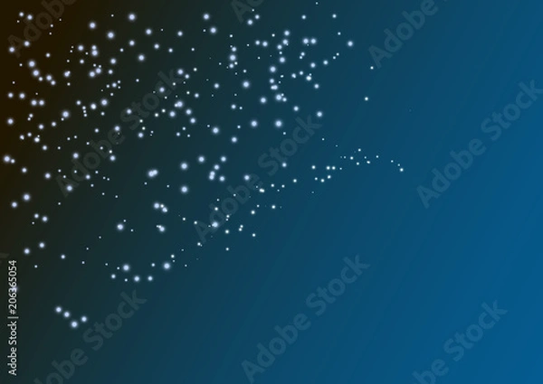 Fototapeta the motion of starry stars in an infinite distance