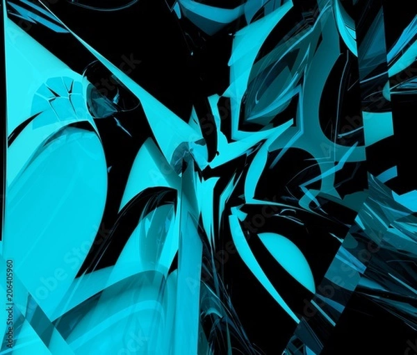 Fototapeta ガラスの抽象的な背景素材