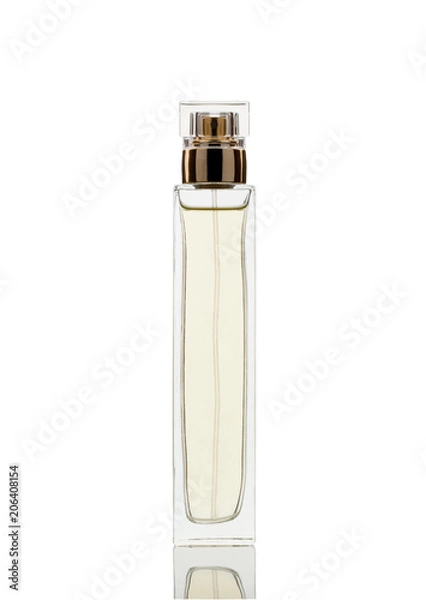 Obraz perfume bottle on white background