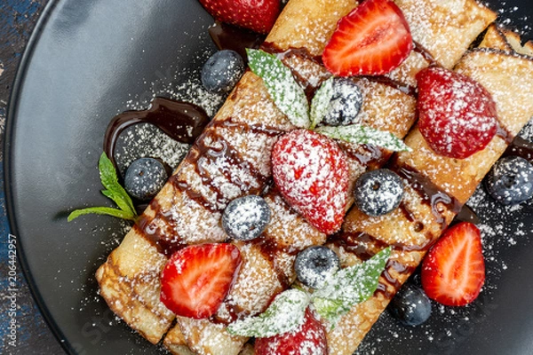 Obraz Stack of crepes