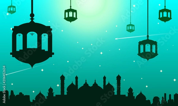 Obraz Mosque Skysscraper