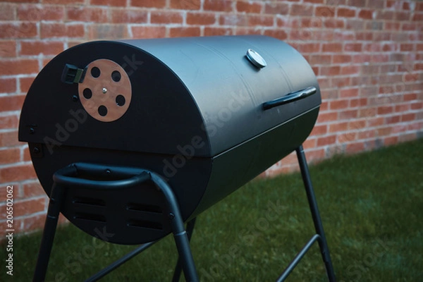 Obraz Black barrel grill.