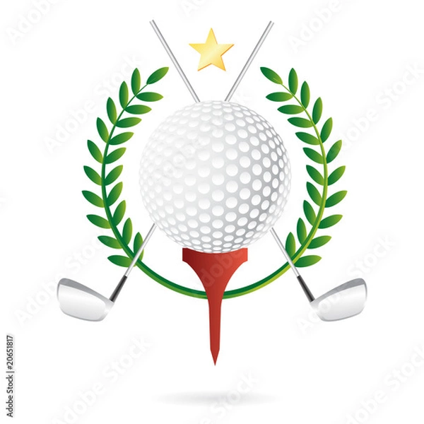 Obraz Logo wektorowe golf